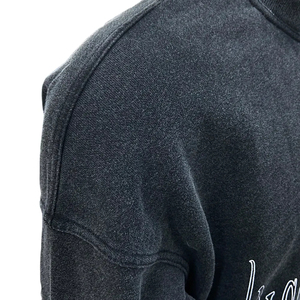 Wholesale OEM Custom Reverse Embroidery Winter <b>Lightweight</b> <b>Hoodie</b> Set Acid Wash Distressed Streetwear - Product Image 4