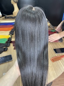Peluca Negra al Por Mayor, Peluca de Cabello Vietnamita de Alta Calidad, Suministro de Fábrica, Alta Calidad, Sin Enredos, Muy Sedosa, Gran Cantidad en Existencia - Product Image 4