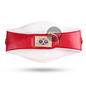 Cinturón de Campeonato Internacional de Boxeo IBF de Primera Calidad, Correa de Cuero Roja, Placa Central con Diseño de Águila, Tamaño Personalizado - Product Image 3