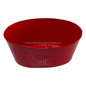 Maceta de metal moderna, duradera y elegante, perfecta para la decoración del jardín y la Oficina del hogar, disponible en múltiples estilos y tamaños - Product Image 4