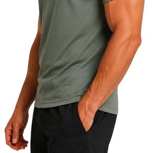 Camiseta Deportiva de Secado Rápido Color Verde Oliva para Hombre, Transpirable, Absorbe la Humedad, para Entrenamiento Atlético, Gimnasio, Running, Ejercicio Físico - Product Image 4
