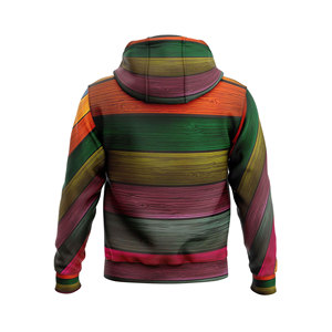 Vente en gros de sweats à capuche écologiques pour hommes Style vintage imprimé polyester épais respirant pour l'hiver OEM/ODM accepté - Product Image 6