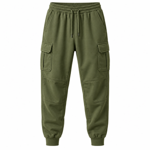 Street Style 100% Cotton Breathable Light Weight Custom Made <b>Men</b> <b>Flare</b> Pants New Fashionable High Quality Elastic Waist High - Product Image 6