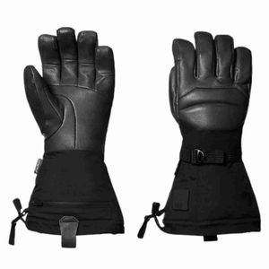 High Quality Custom Electrical Heated Winter Warm Full Finger <b>Waterproof</b> Snowboard Ski <b>Gloves</b> with Hook & Loop Closure for <b>Men</b> - Product Image 2