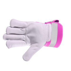 OEM Heavy Duty Cowhide Grain Leather Rigger Working <b>Gloves</b> Heat Resistant Anti-Vibration Customizable Breathable Safety <b>Gloves</b> - Product Image 3