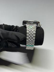 Stainless Steel Watch in Black And Stick Dial on Face Quartz Watches for Export Sale Hip Hop Diamond Watch - Product Image 2