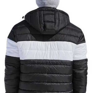 Veste matelassée à capuche pour homme, chaude, thermique, coupe-vent, légère, pour l'hiver, protection quotidienne - Product Image 5