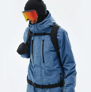 Traje de Esquí Unisex para Invierno, Chaqueta y Pantalones Cortavientos, 100% Poliéster, Impermeable, Transpirable, con Forro Polar, Conjunto de Ropa Deportiva para Exteriores - Product Image 2
