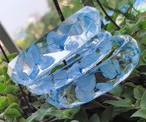 Elegant Transparent Resin <b>Bangle</b> <b>Bracelet</b> With Modern Fashion Design For Girls And Women Accessories - Product Image 5