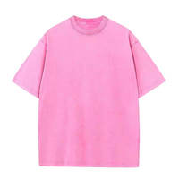 Camiseta Hip Hop Oversize con Lavado Ácido, Nueva Llegada, Algodón de Alta Calidad, Diseño Sólido, Transpirable, de Secado Rápido, para Hombre