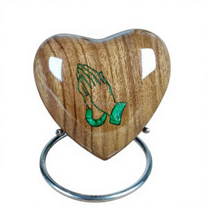Wholesale Wooden <b>Urns</b> for <b>Dogs</b> Ashes Wooden Heart Shape Pet <b>Urn</b> Custom Engraved Wooden Cremation <b>Urns</b> With Best Quality Finished - Product Image 1