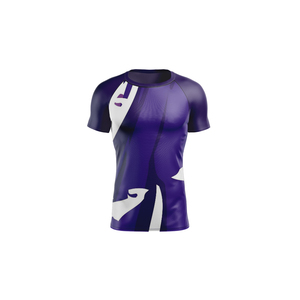 T-shirt de compression pour hommes, à manches courtes, moulant, pour fitness, entraînement, sport, gym, musculation, course à pied, Rash Guard, vente en gros - Product Image 5