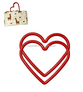 Bolsa de anillo de resina de tendencia Mango de concha de Tortuga/Monedero de resina en forma de O redondo Manija de anillo de concha de tortuga para bolsa y estuches - Product Image 2