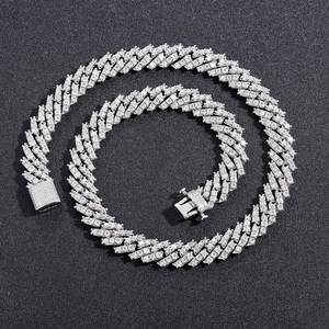 Luxury Gold Plated Diamond Hip Hop Cuban Link <b>Chain</b> with CZ Stones for <b>Rappers</b> Fashion Jewelry Wholesale Gift Available for Sale - Product Image 5