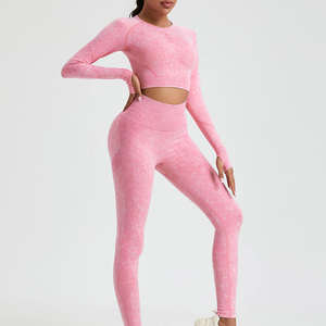 Wholesale Custom Plus Size Fitness Wear Yoga Sets Gym Workout Clothes Sports Bra Jacket High Waist Leggings Set Front Logo Women - Product Image 3