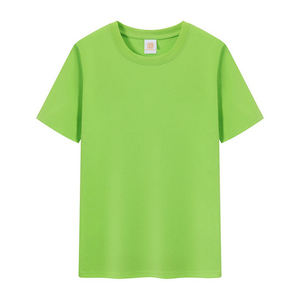 T-shirts vierges en coton et polyester 180g, manches courtes, haute qualité, personnalisables avec logo en impression en relief pour hommes – Vente en gros - Product Image 1