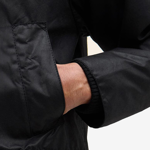 Veste en toile à capuche pour homme, prix raisonnable, coton ciré uni, streetwear, écologique, couleur unie, sur mesure, confortable - Product Image 5