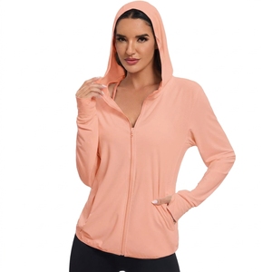 Haut de sport zippé pour femme, collection Automne-Hiver 2026, idéal pour la gym, l'entraînement, le fitness et le yoga, coupe ajustée, extensible dans les quatre sens, séchage rapide, manches longues - Product Image 5