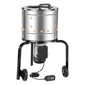 Máquina Eléctrica Desplumadora de Pollos, Tambor de 15.7 Pulgadas, 550W, 275 RPM, 114 Dedos Suaves, Herramienta para Carne y Aves - Product Image 1