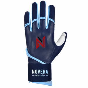 Gants de frappeur de baseball en cuir de vachette de qualité supérieure, à manchette longue, fabrication sur mesure, OEM ODM, marque privée, approvisionnement direct usine 2026 - Product Image 2