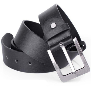 Cinturón Casual de Cuero Genuino para Hombre, con Hebilla de Acero, Ligero y Transpirable, Venta al Por Mayor OEM - Product Image 4