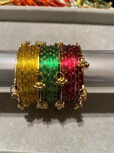 กำไลข้อมือเงินชุบมุกแบบแคชเมียร์ งานฝีมือระดับมืออาชีพ ดีไซน์ใหม่ล่าสุด ชุดกำไลชูรียัน สไตล์อินเดียสุดอินเทรนด์สำหรับงานแต่งงาน - Product Image 2