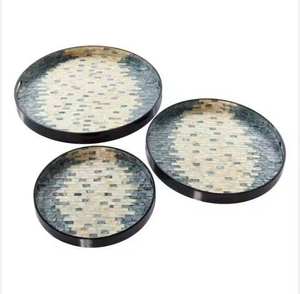 Plateau rectangulaire en bois de luxe moderne, personnalisé, de haute qualité, élégant, écologique, compatible lave-vaisselle, avec compartiments exclusifs - Product Image 2