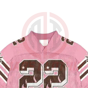 Último Diseño de Camisetas de Fútbol Americano con Logotipo Juvenil, Camiseta de Fútbol Americano de Malla de Alta Calidad para Uso en Equipo - Product Image 3