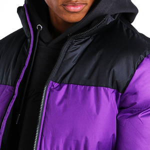 Chaqueta Acolchada de Lona Premium para Hombre, Diferentes Colores, Tallas Grandes, Estilo Sencillo, con Mangas Largas y Capucha, Ropa de Invierno - Product Image 2