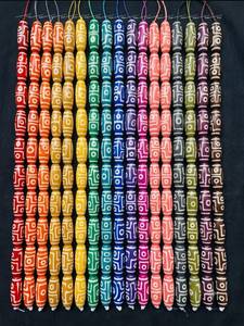 Wholesale Mixed Resin Beads <b>Set</b> | Leaf Tribal <b>Square</b> Heart Beads | Bulk Colorful Jewelry Making Beads Strands in Box - Product Image 2