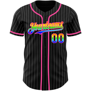 Vêtements de sport personnalisés en gros avec logo brodé, chemises de sport tendance avec sublimation personnalisée, maillot de baseball et de softball - Product Image 1