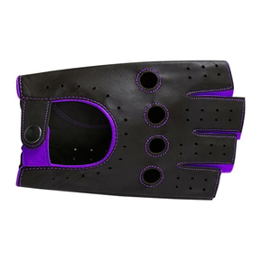Gants de conduite en cuir pour hommes, prix bas, qualité supérieure, hiver, fabriqués au Pakistan, mode, coupe-vent, fausse fourrure, gants de conduite d'hiver pour hommes - Product Image 4