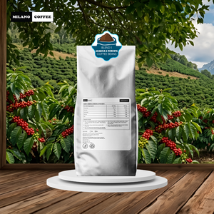 เมล็ดกาแฟเบลนด์หมายเลข 1 โรบัสต้า 50% อาราบิก้า 50% น้ำหนัก 1 กก. กาแฟมิลาโน่ คั่วอ่อน คัดสรรจากเวียดนาม - Product Image 1