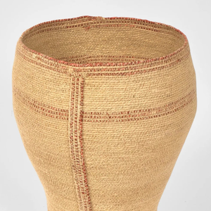 Cesta de Mimbre Artesanal Premium, Tejida a Mano, Ecológica, Redonda, para Decoración del Hogar, Cubierta para Macetas y Multiusos - Product Image 6