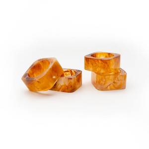 Elegant Style <b>Epoxy</b> <b>Resin</b> Napkin Ring With <b>Epoxy</b> <b>Resin</b> Design Personalized For Tableware Dinnerware Napkin Ring At best price - Product Image 1