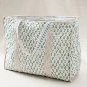 Handmade Eco Friendly Embroidery Quilted Cotton Floral <b>Boho</b> Tote <b>Bag</b> for Women Open Closure Large Capacity All Seasons Travel - Product Image 3