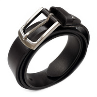 Ceinture décontractée en cuir véritable italien avec boucle à ardillon, largeur 28 mm, longueur 115 cm, réglable, fabriquée en Corée HN02