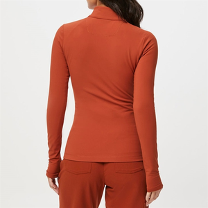 Veste médicale ajustée sur mesure en tissu tricoté polyester, ensembles d'uniformes d'infirmière pour femmes, haute qualité, personnalisables - Product Image 3