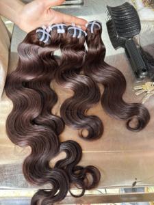 Prêt à expédier des paquets de vague de corps font la couleur adaptée aux besoins du client toutes les longueurs paquets de vague de corps de cheveux humains vietnamiens crus de haute qualité - Product Image 4