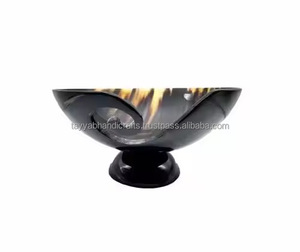 Best Quality Buffalo Horn <b>Bowl</b> <b>Deep</b> Handmade Natural Horn Color Nautical Style Animal Decor Polished Kitchenware Home Decoration - Product Image 5