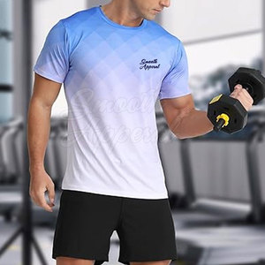 Camisetas Deportivas para Hombre, Tejidas en Spandex/Poliéster, de Secado Rápido, Transpirables y Ligeras para Gimnasio, Entrenamiento, Running y Fitness - Product Image 2