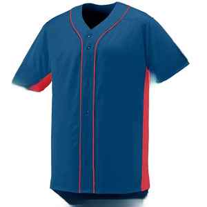 Maillot de baseball personnalisé avec impression de nom, OEM, sublimation, achat en polyester, maillots de baseball sublimés pas chers - Product Image 1