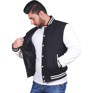 Chaqueta Varsity de Invierno Personalizada con Logotipo, a la Moda, para Bordado Chenille en las Mangas, Chaqueta de Béisbol Letterman - Product Image 4