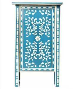 Bone Inlay Unique Accent for Living Spaces Bone Inlay table Elegant Look for Dining & Coffee Tables <b>stone</b>, - Product Image 3