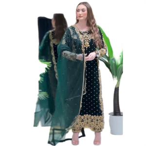Nouvelle collection de salwar kameez de mariage, vêtements ethniques pour femmes, salwar kameez pour occasions spéciales, vente à l'exportation - Product Image 1