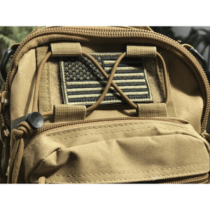 Écusson de drapeau tactique des États-Unis avec support détachable - Product Image 2
