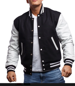 DCY Custom Breathable PU Leather Puffer <b>Jacket</b> Blanks with Custom <b>Rhinestone</b> Embroidery Unisex Sports <b>Jacket</b> - Product Image 3