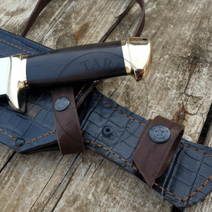 Premium <b>Mirror</b> Finish Fixed Blade Straight Clip Point Tactical Bowie Knife Leather Sheath OEM Wholesale Stainless Steel Outdoor - Product Image 3