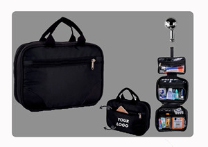 Bolsa de Aseo Promocional Liviya Modelo 189, Multifuncional, Impermeable, de Cuero PU y Papel, Organizador de Viaje, con Logotipo Personalizado - Product Image 2