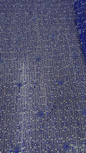 ผ้าทูลล์ประดับลูกปัด ปักมืออย่างหรูหรา ประดับเลื่อมตาข่าย สำหรับชุดแต่งงานโอตกูตูร์และนักออกแบบชุดเจ้าสาว - Product Image 3